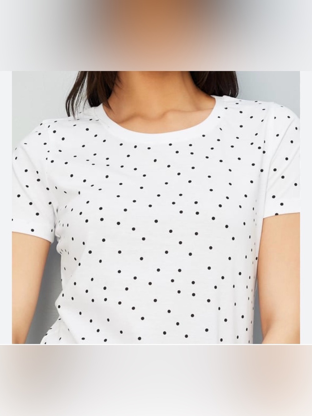 COTTON ON Retro Polka Dot Short Sleeve Casual Tee